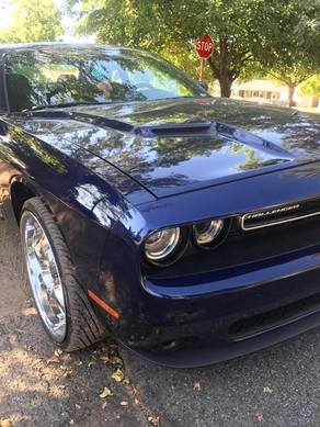 Before picture of Blue Challenger detail by ABC Mobile Detail, CA