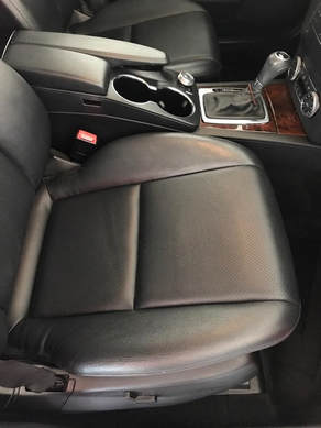 Inside from passenger side of detailed Mercedes GLK350 done by ABC Mobile Detail, CA